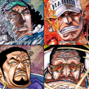 【ONE PIECE】海軍の最高戦力〝三大将〟を2年前(過去)と2年後(現在)でそれぞれ紹介!!