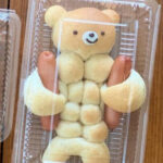 ムキムキのちぎりパン「筋肉くまパン」!かわいい顔をした熊のパン!