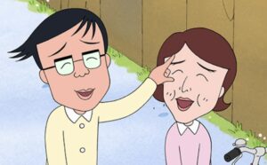 【ちびまる子ちゃん】野口さんの兄・富士男と彼女の柿絵はクズで不細工なカップル?